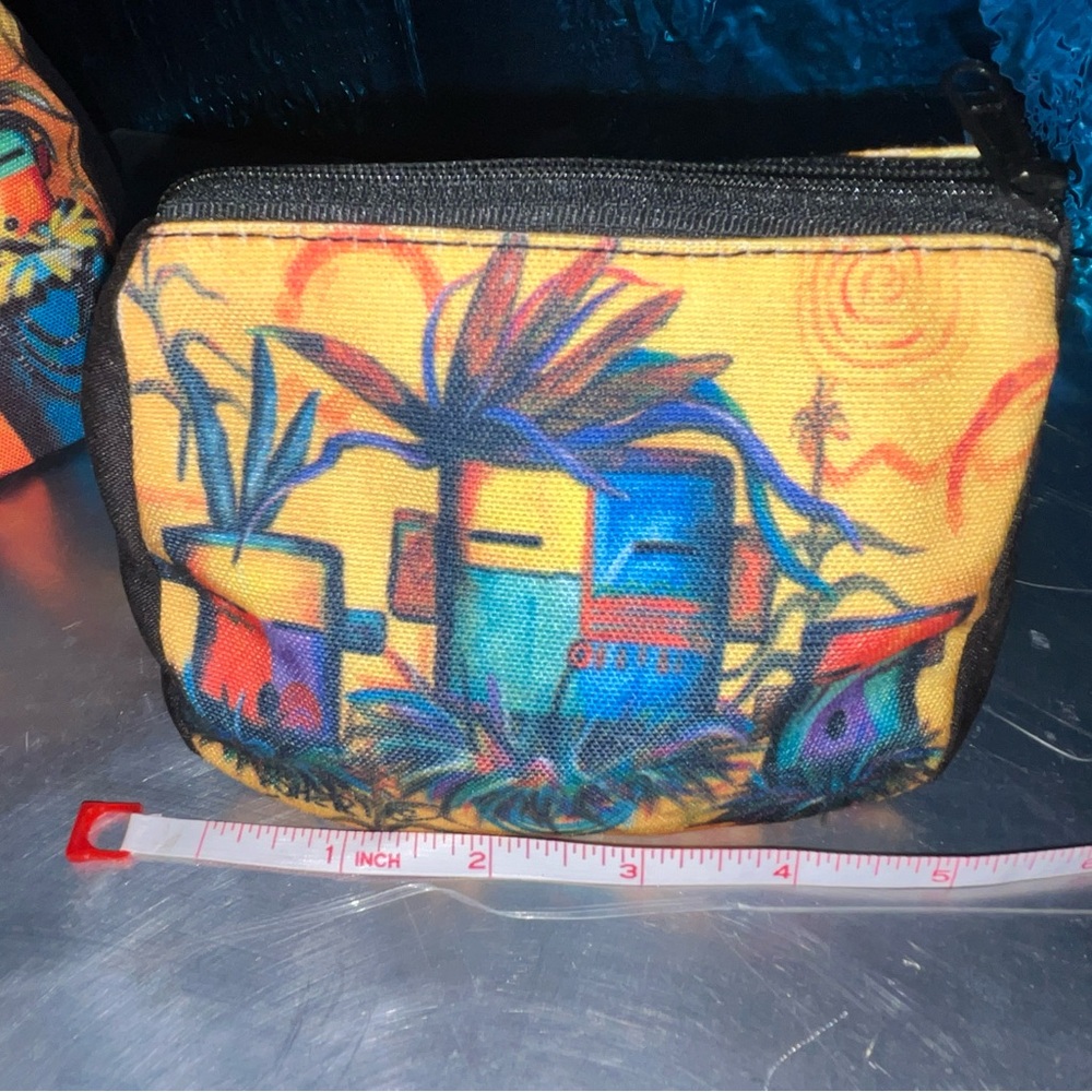 Tribal Art small Zipper Pouch